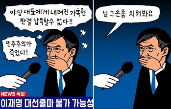 [윤서인의 뉴데툰] 표정관리