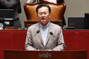 [포토] 의총서 발언하는 유상범 국민의힘 법사위 간사