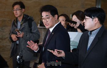 [포토] 배준영 국민의힘 원내수석부대표 '묵묵부답'