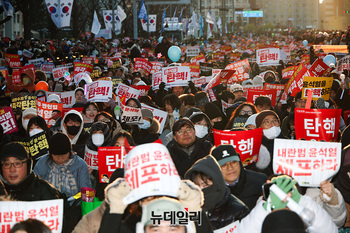 [포토] 여의도 메운 '탄핵찬성' 촉구 집회