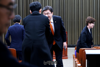 [포토] 비대위원장 후보 추천 위해 회동하는 국민의힘 초선들