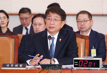 [포토] 법사위서 답변하는 박상우 장관 