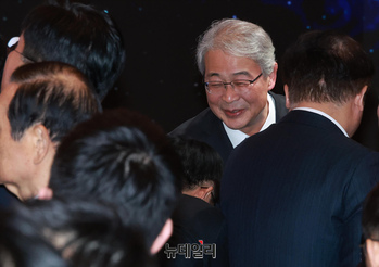 [포토] 범금융 신년인사회 참석한 임종룡 우리금융그룹 회장