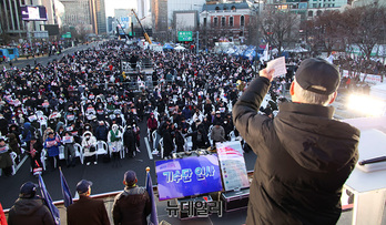 [포토] 광화문 결집한 尹 지지자들