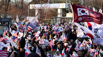 [포토] 서울구치소 앞 모인 尹 지지자들 