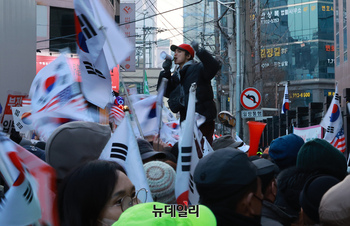 [포토] 윤석열 대통령 응원하는 시민들