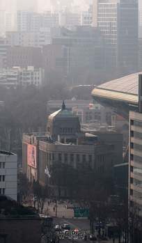 [포토] 서울지역 초미세먼지주의보 발령