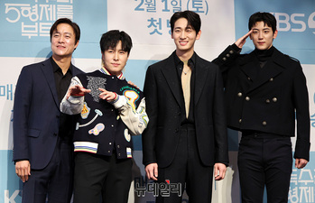 [포토] 독수리5형제 최대철-김동완-윤박-이석기 '사이좋은 형제들'