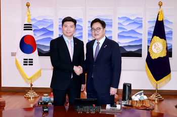 [포토] 국회의장 찾은 유승민 대한체육회장 당선인