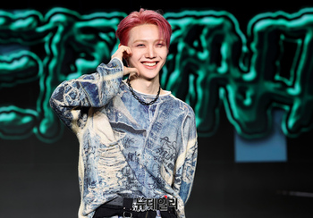 [포토] 올아워즈 현빈 '핑크 헤어'