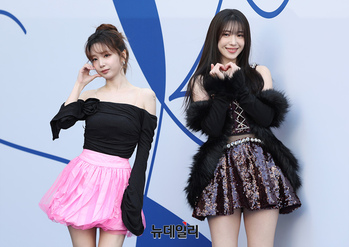 [영상] 로켓펀치 연희-수윤, 강추위에 겉옷 벗으며 입장