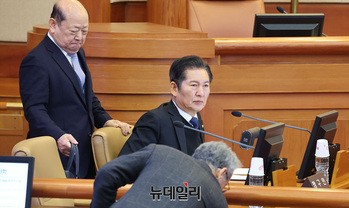 [포토] 헌재 출석한 정청래 탄핵소추위원장 