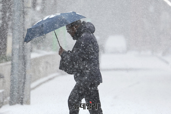 [포토] 폭설 내리는 서울