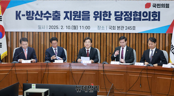 [포토] 방산수출 당정협의서 발언하는 권성동 원내대표