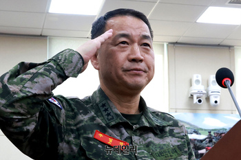 [포토] 국회 국방위 첫 출석한 주일석 해병대사령관
