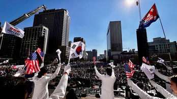 [포토] 광화문 가득 채운 '탄핵 반대' 집회 