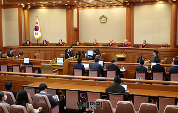 [포토] 이창수·조상원·최재훈 검사 탄핵심판 2차 변론기일