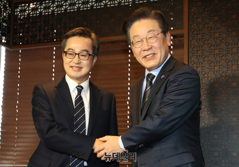 [포토] 회동 갖는 이재명 대표와 김동연 경기지사