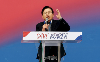 [포토] 尹 탄핵심판 부당성 주장하는 황교안 전 국무총리