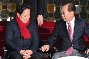 [포토] 단식 박수영 의원 찾은 국민의힘 지도부