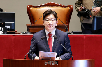 [포토] 尹 대통령 발언하는 권성동 국민의힘 원내대표