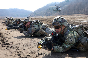 [포토] 한미 연합 공중강습 훈련