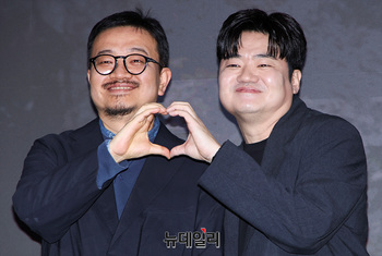 [포토] 신민재-연상호 감독 '우리 닮았죠'
