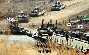 [포토] 한미연합훈련, 기동하는 장비부대 