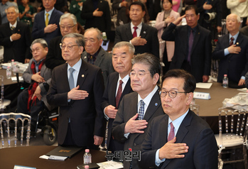 [포토] 이승만 탄생 150주년 기념행사 참석한 석동현 국민변호인단장