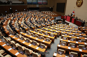 [포토] 국회 본회의 불참한 국민의힘