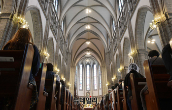 [포토] 명동성당 부활절 미사