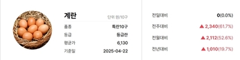 치솟은 달걀값에 등장한 '밀가루로 만든 가짜 지단' … 김밥값 또 오르나