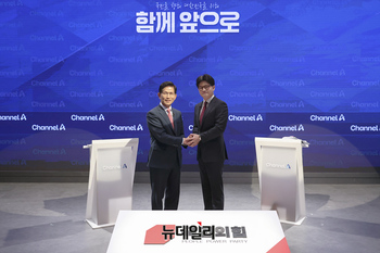 [포토] 김문수-한동훈, 맞수토론