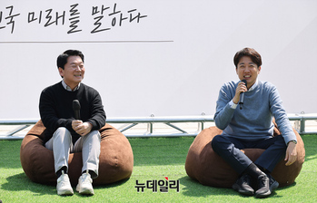 [포토] 판교 등장한 이준석 개혁신당 대선 후보