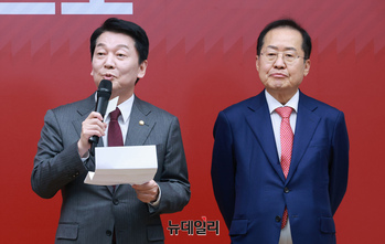 [포토] 안철수 "이재명 막는 데 힘 바칠 것"