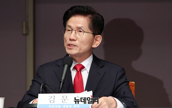 [포토] 발언하는 김문수 대선 후보 