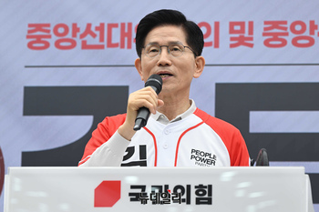 [포토] 대선승리 다짐하는 김문수 후보