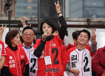 [포토] 김문수 지원 나선 배현진 의원