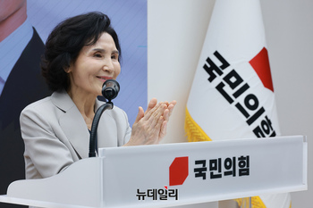 [포토] 여성본부 필승결의대회서 발언하는 설난영 여사