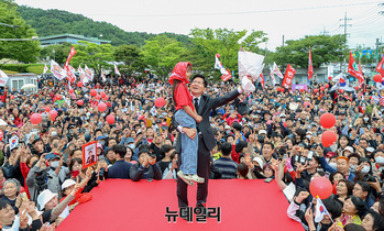 [포토] 구미 찾은 김문수 후보 