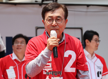 [포토] 지지호소하는 서병수 의원