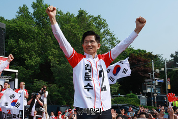 [포토] 김문수, 사전투표 시작과 함께 인천서 총력 유세