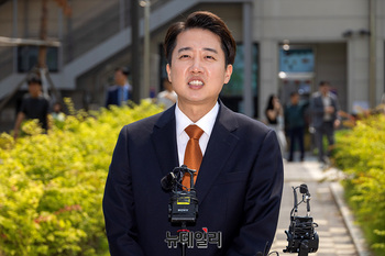 [포토] 백브리핑하는 이준석 후보 