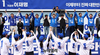 [포토] 춘천 찾은 이재명 후보 