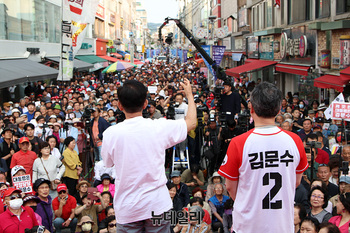 [포토] 지지자로 가득 찬 김문수 유세장 