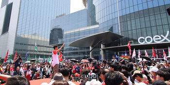 [포토] 시민들로 가득 찬 김문수 유세장 