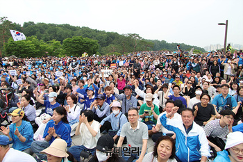 [포토] 인파 가득한 이재명 유세장 