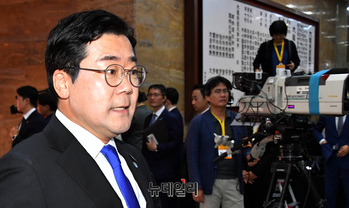 [포토] 대통령 취임식 참석하는 박찬대 원내대표