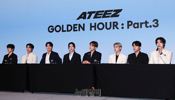 [포토] 에이티즈 미니 12집 앨범 'GOLDEN HOUR : Part.3' 기자간담회