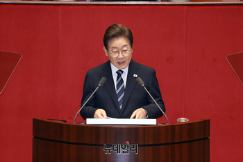 [포토] 국회 첫 시정연설하는 이재명 대통령(전문)
